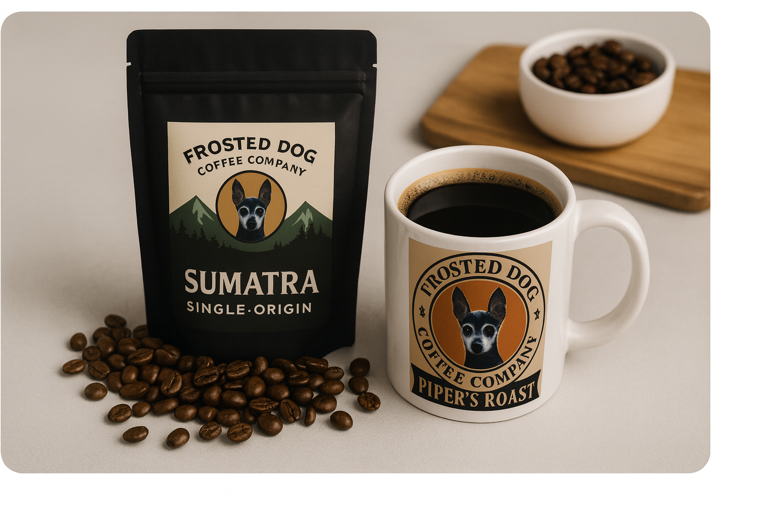 Frosted Dog Coffee – Sumatra Single-Origin | Dark Roas
