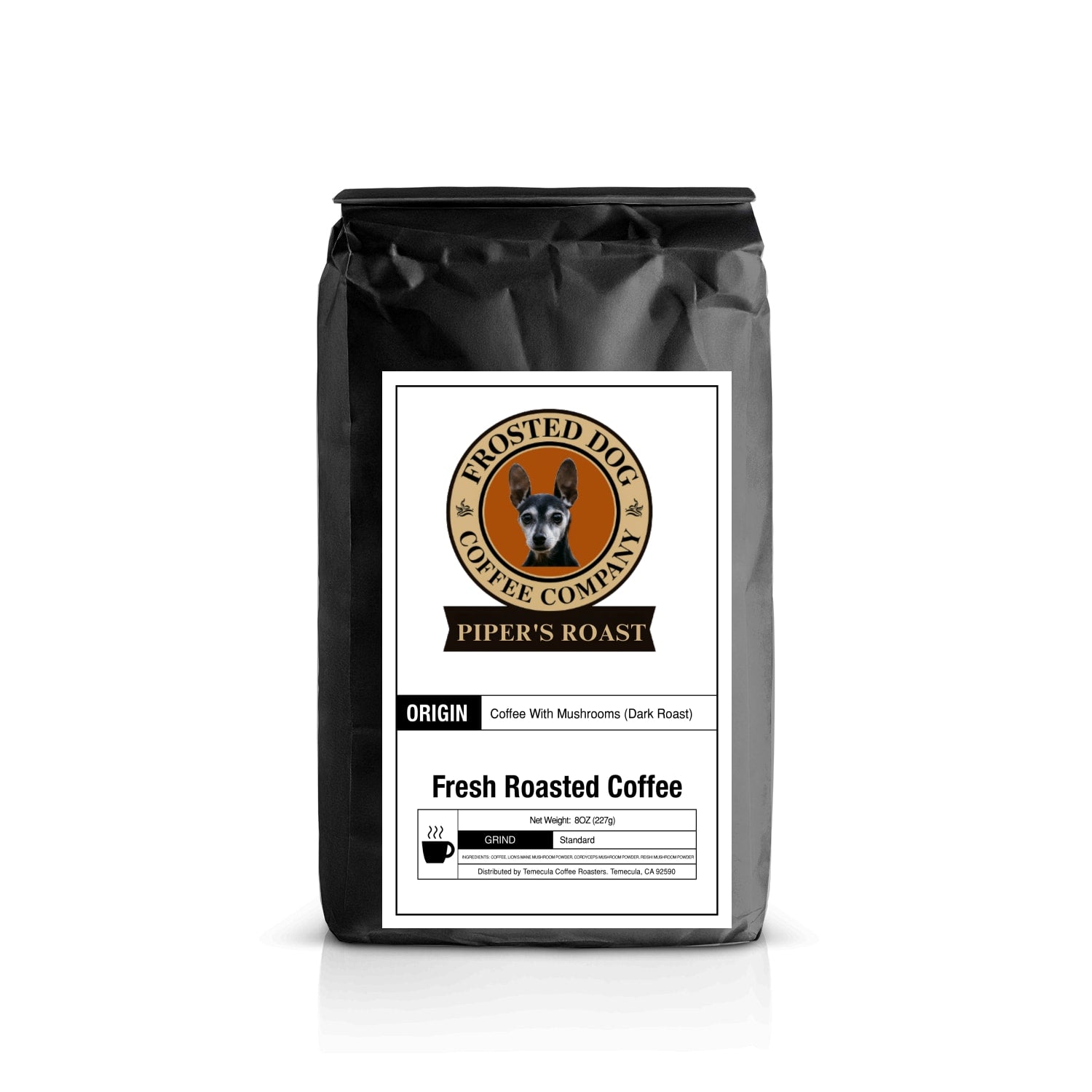 Coffee with Mushrooms — Dark Roast