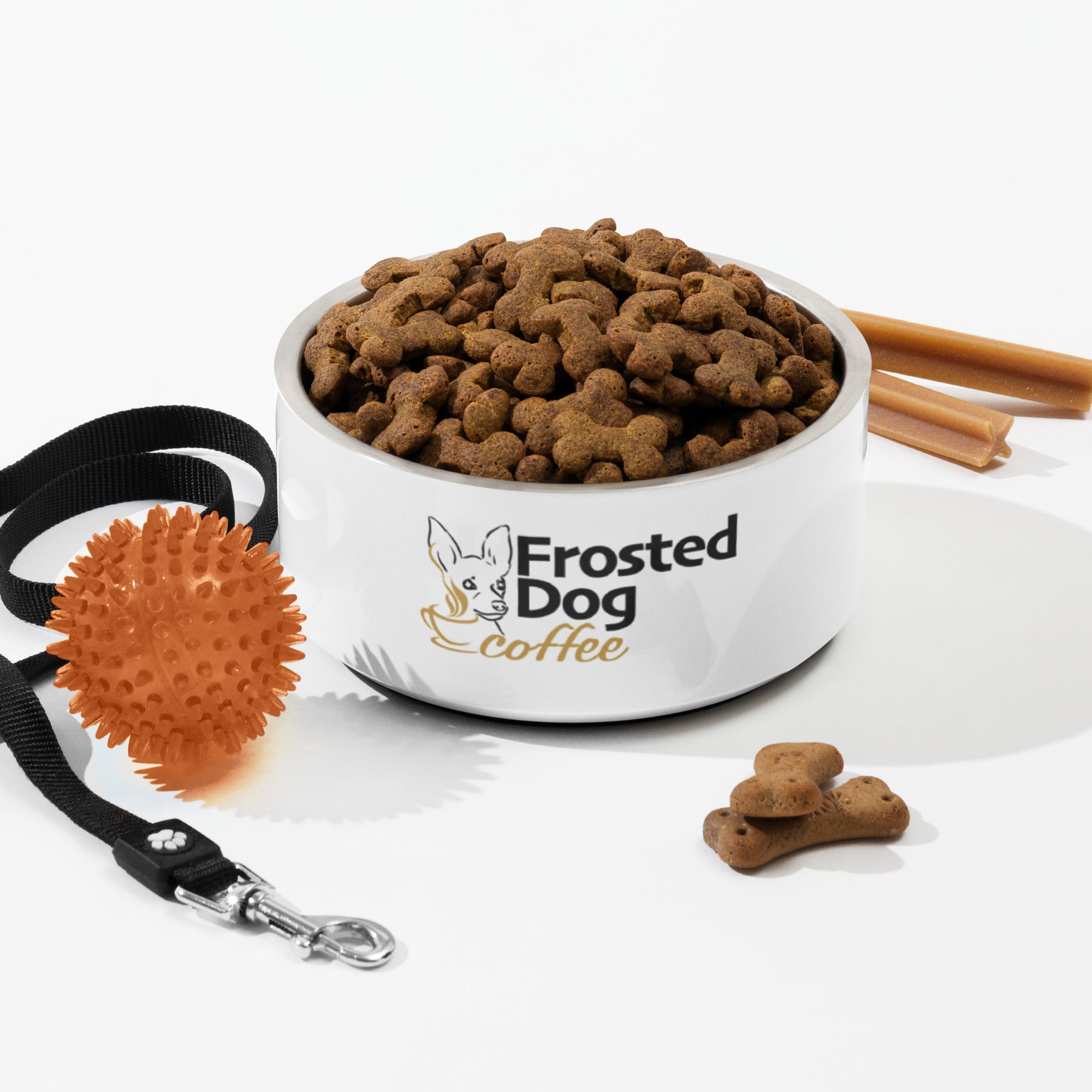 Frosted Dog Personalized Pet Bowl | Piper’s Roast Edition