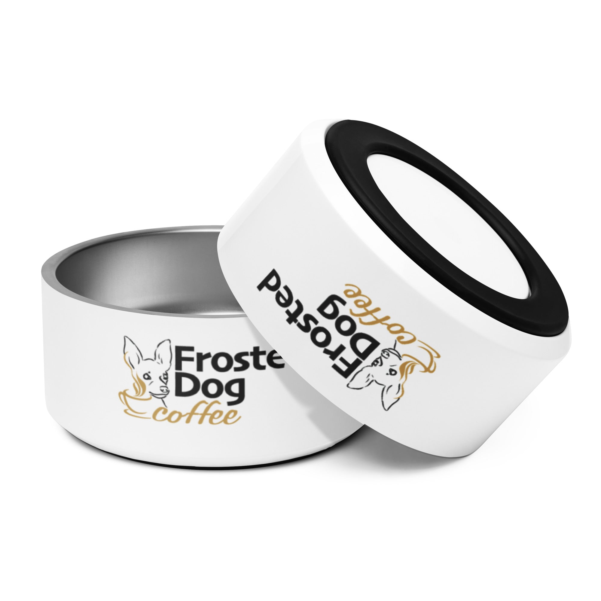 Frosted Dog Personalized Pet Bowl | Piper’s Roast Edition