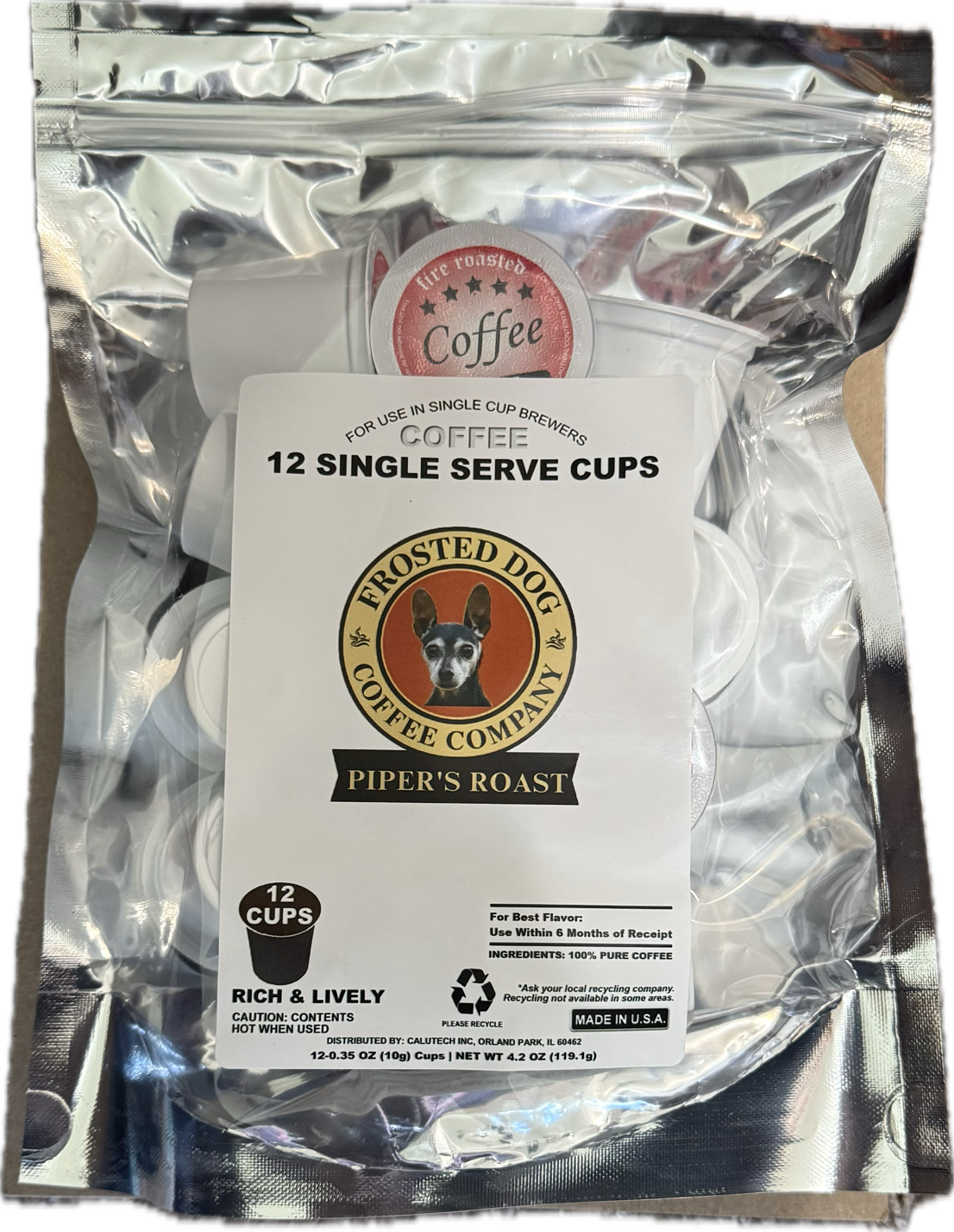 Pipers Roast - 12 Pack Single Serve Coffee Capsules