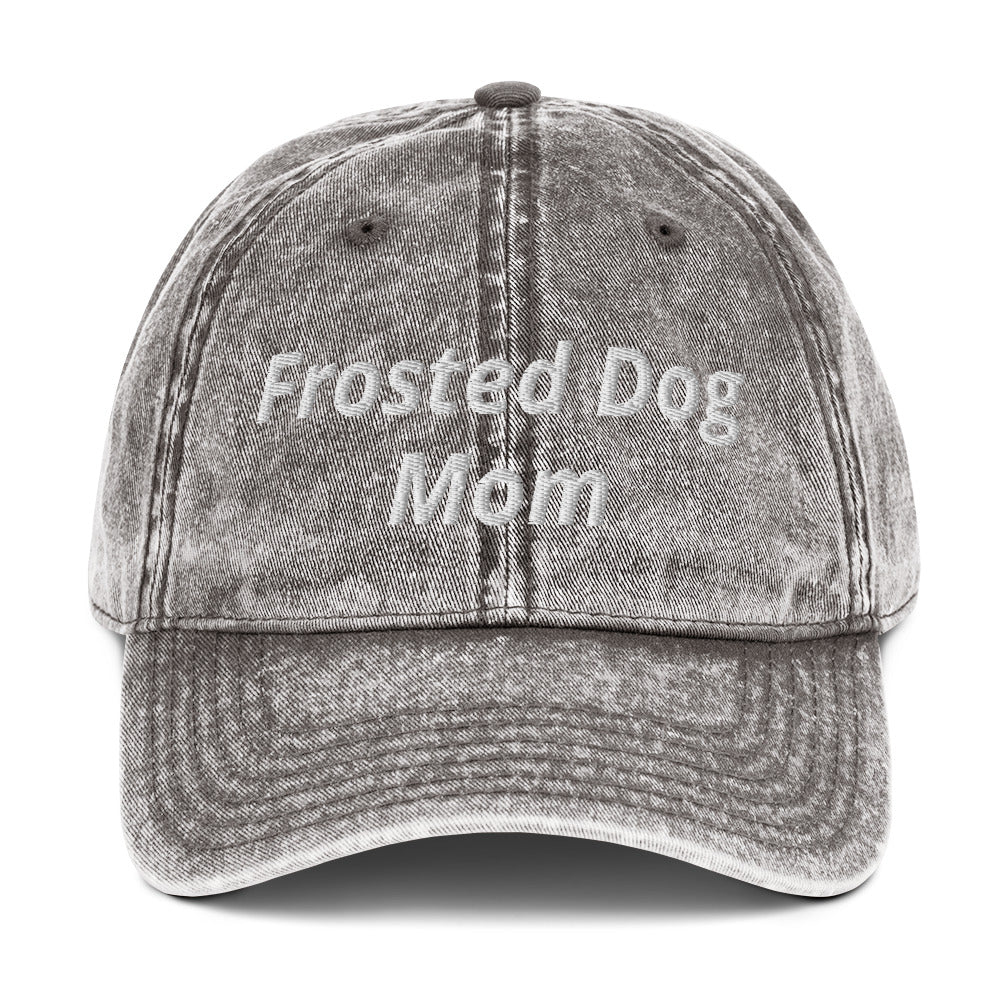 Frosted Dog Mom Vintage Cap