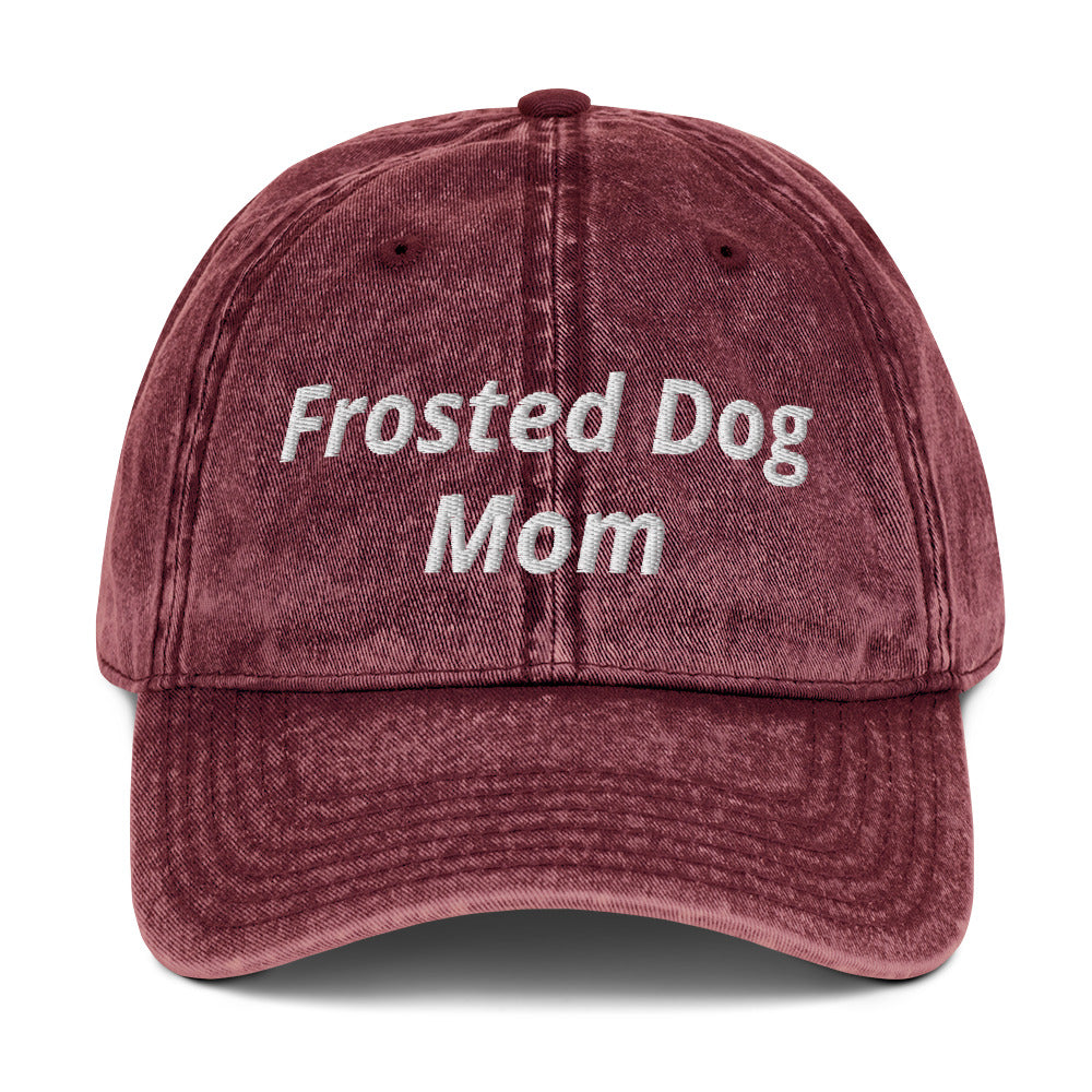 Frosted Dog Mom Vintage Cap