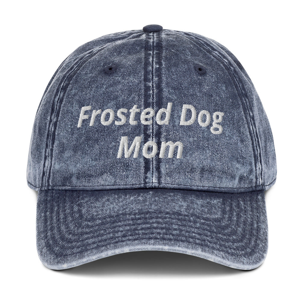 Frosted Dog Mom Vintage Cap