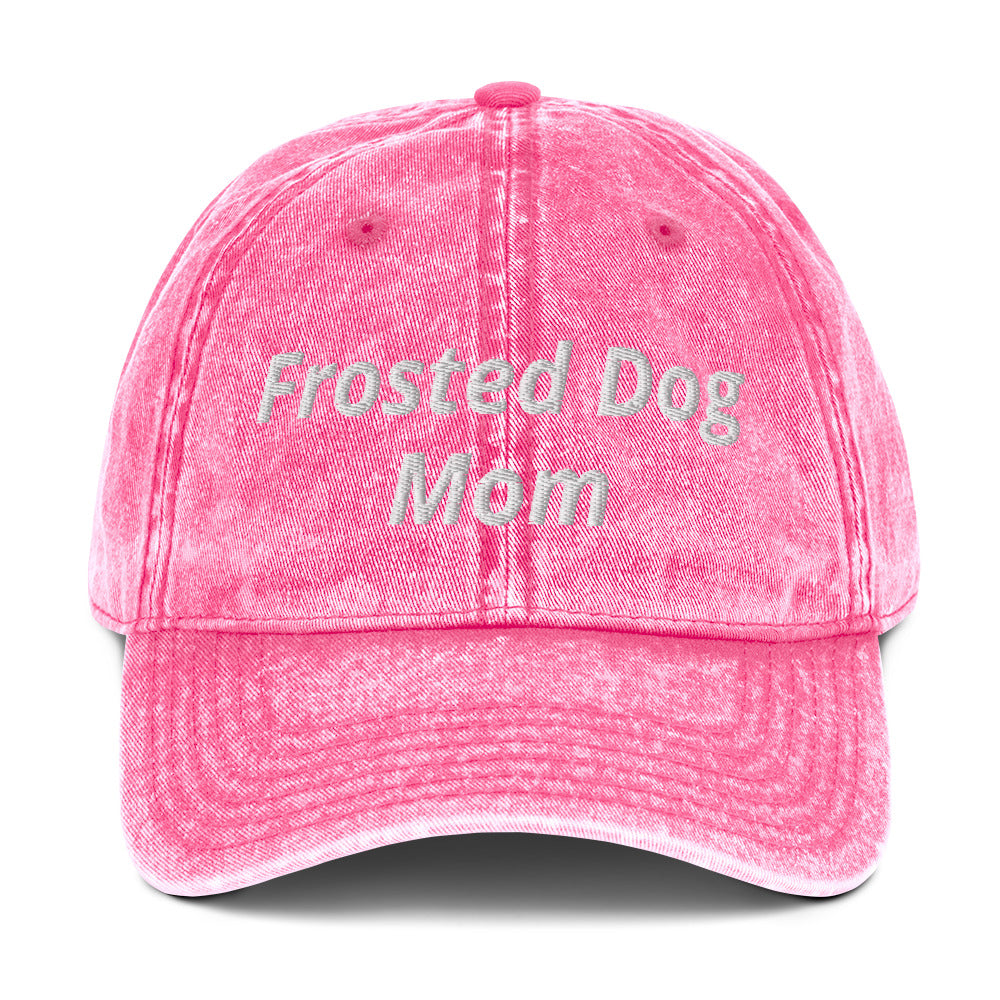 Frosted Dog Mom Vintage Cap