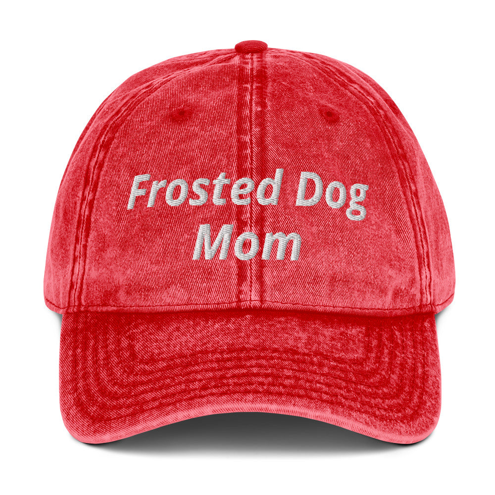 Frosted Dog Mom Vintage Cap