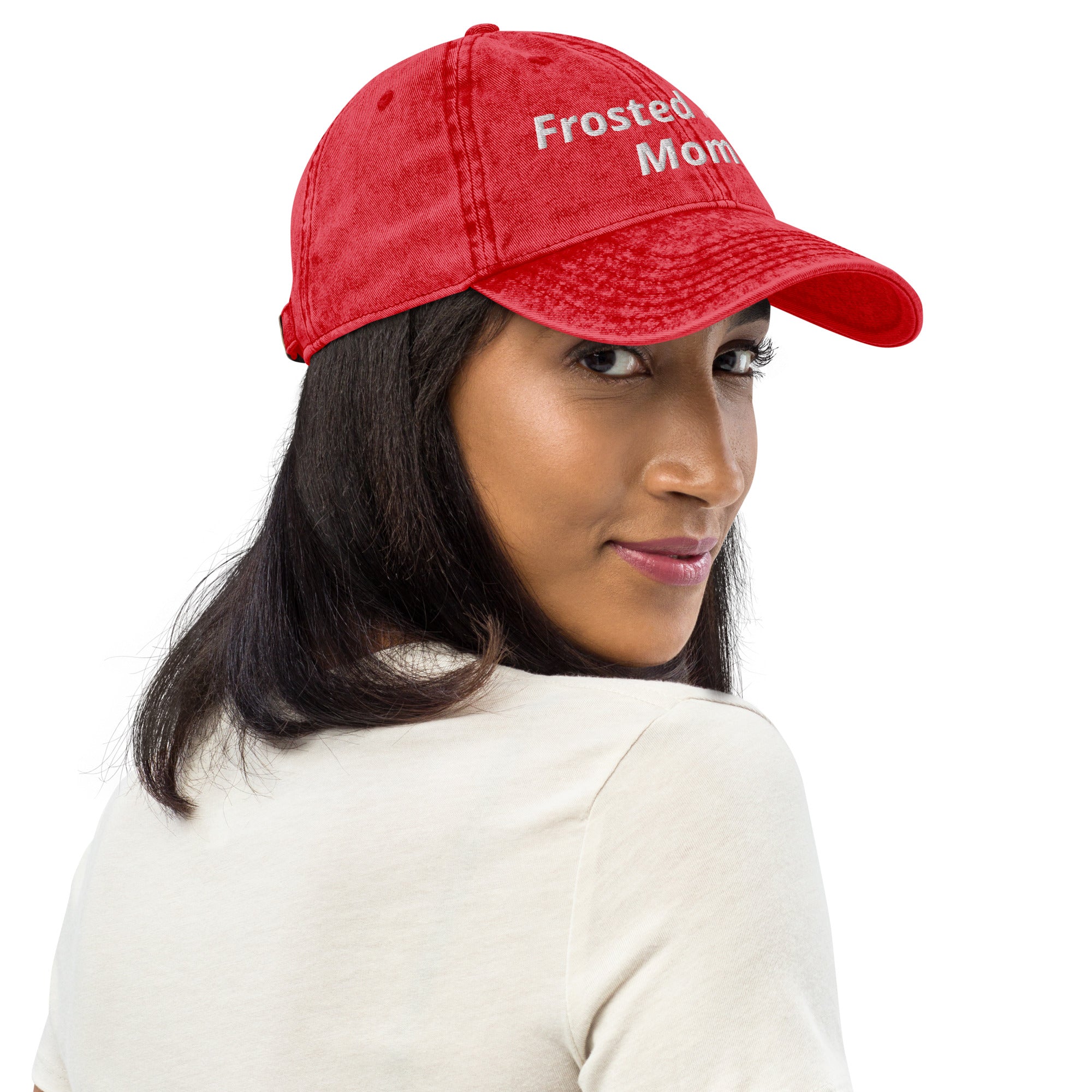 Frosted Dog Mom Vintage Cap